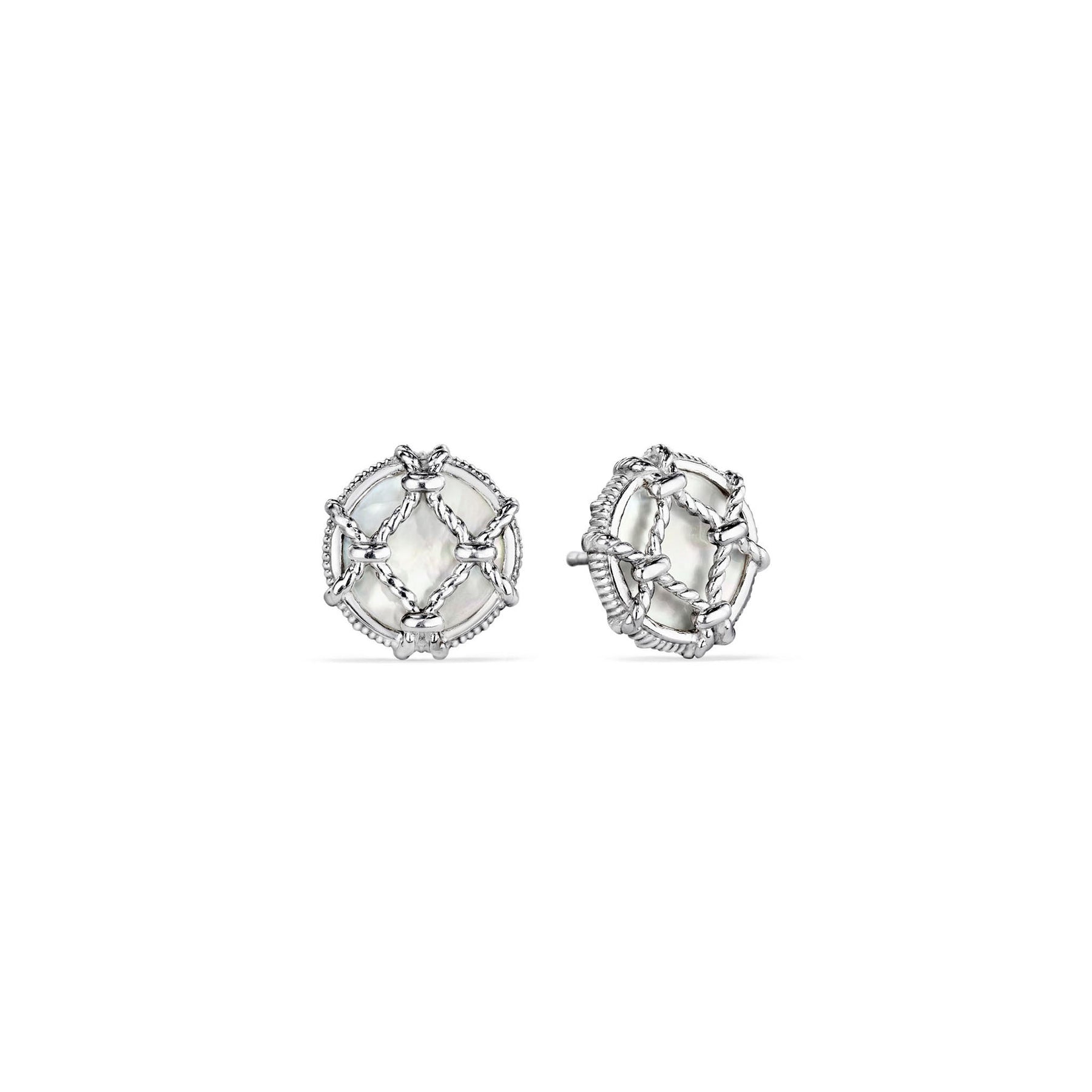 Isola Stud Earrings with Mother of Pearl