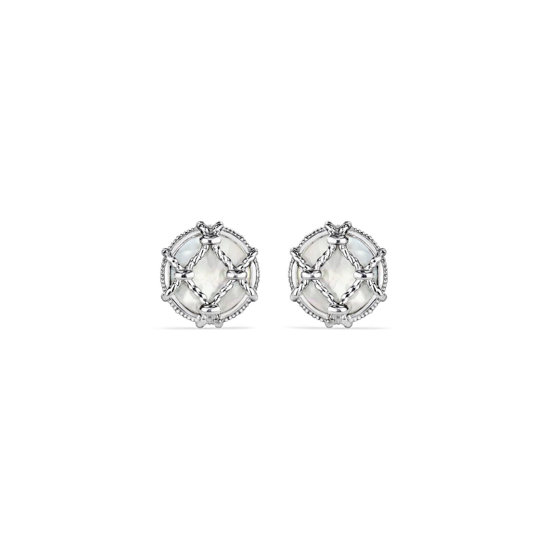 Isola Stud Earrings with Mother of Pearl