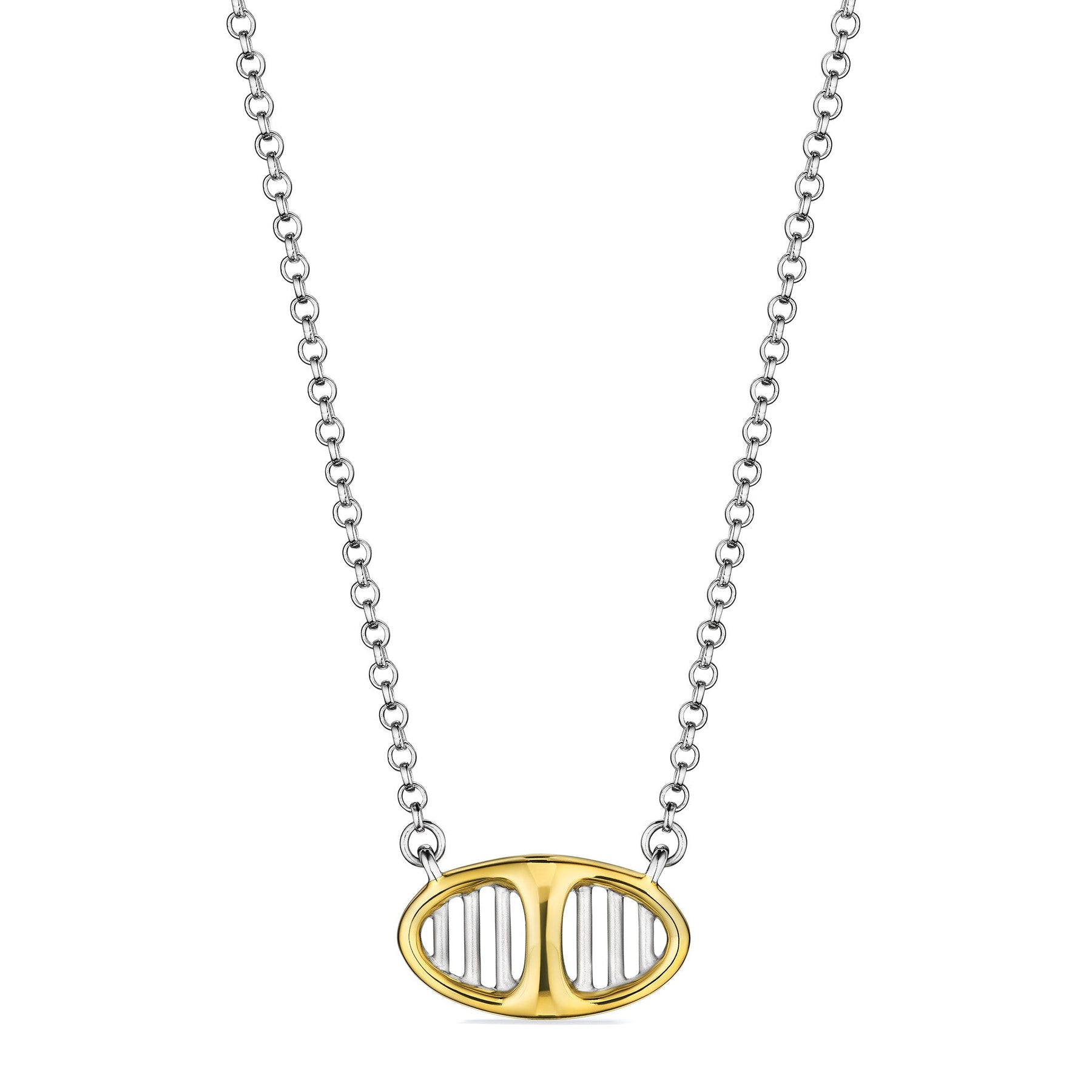 Cielo Necklace with 18K Gold