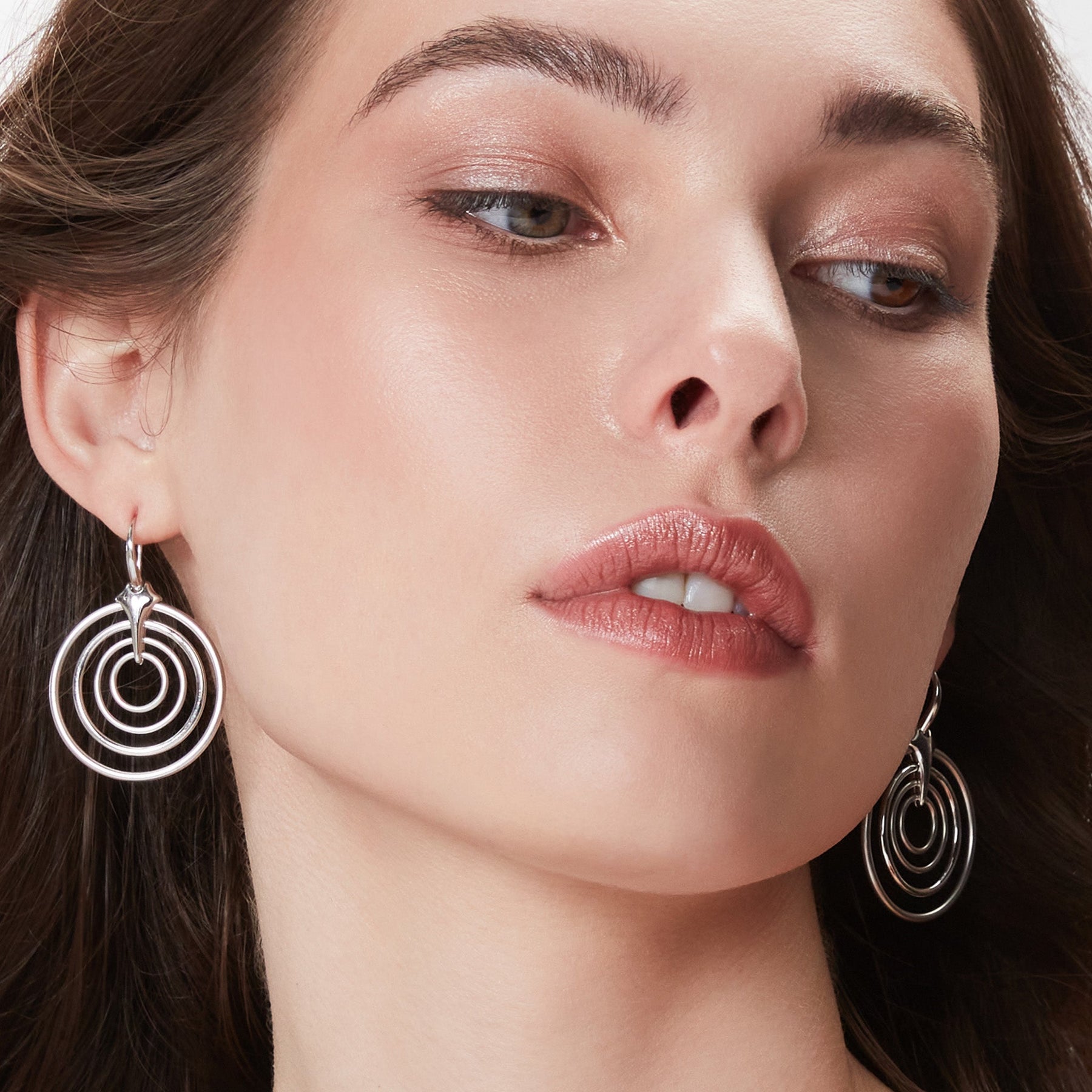 Cielo Multi Drop Hoop Earrings