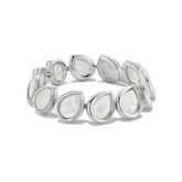 Jardin Petal Bracelet with Mother of Pearl and Diamonds
