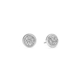 Max Pave Stud Earrings with Diamonds