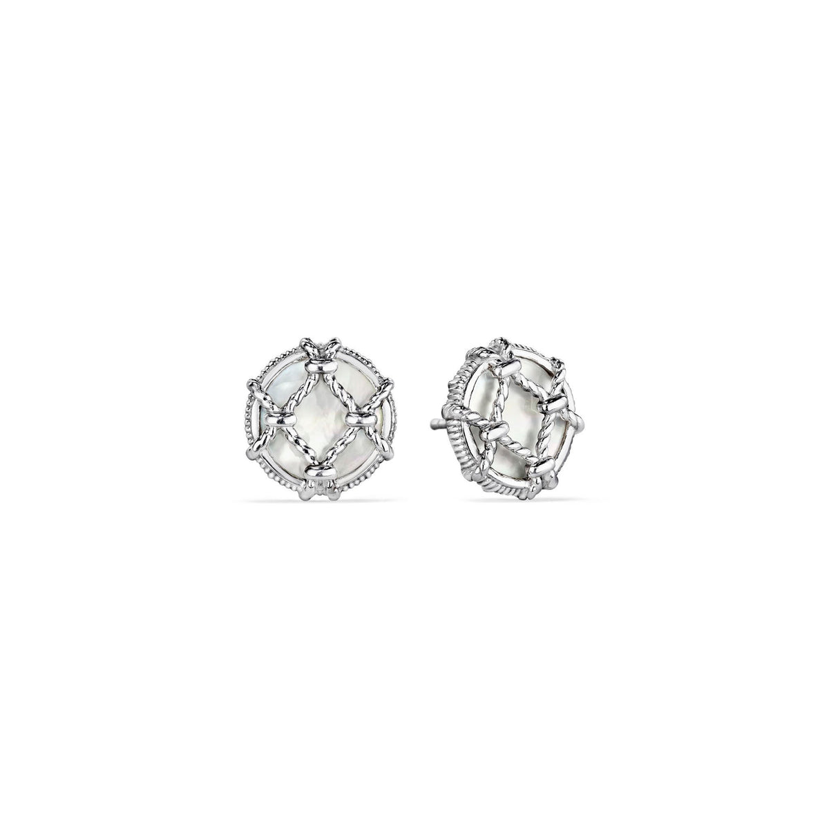Isola Stud Earrings with Mother of Pearl