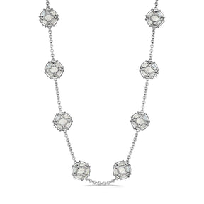Isola Station Necklace with Mother of Pearl