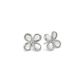 Jardin Stud Earrings with Mother of Pearl