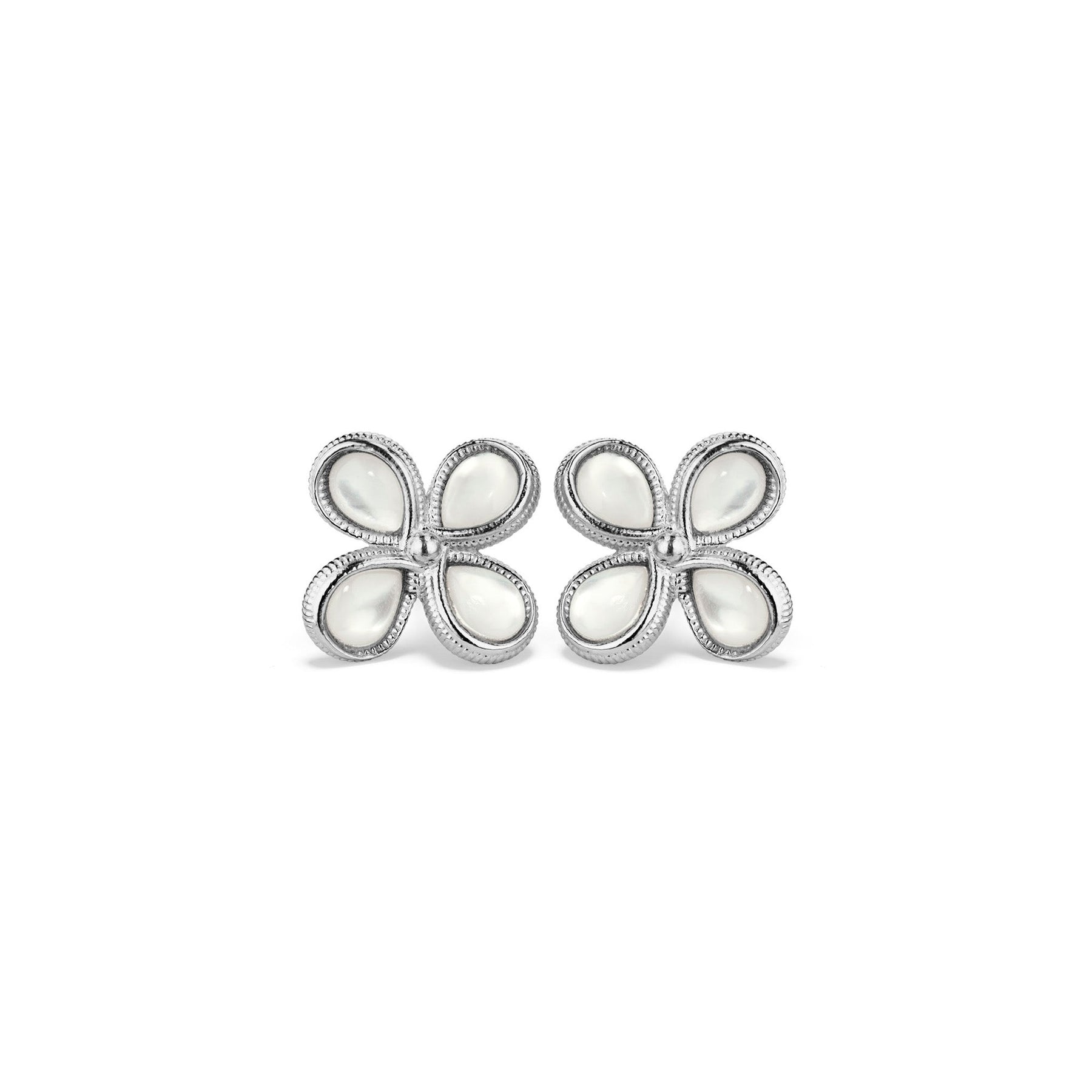 Jardin Stud Earrings with Mother of Pearl