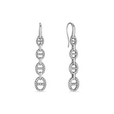 Vienna Graduated Link Drop Earrings