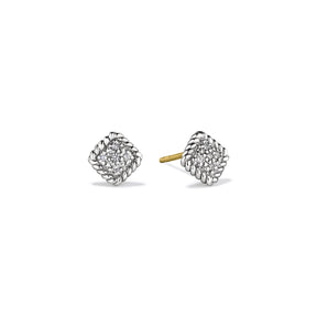 Isola Stud Earrings with Diamonds