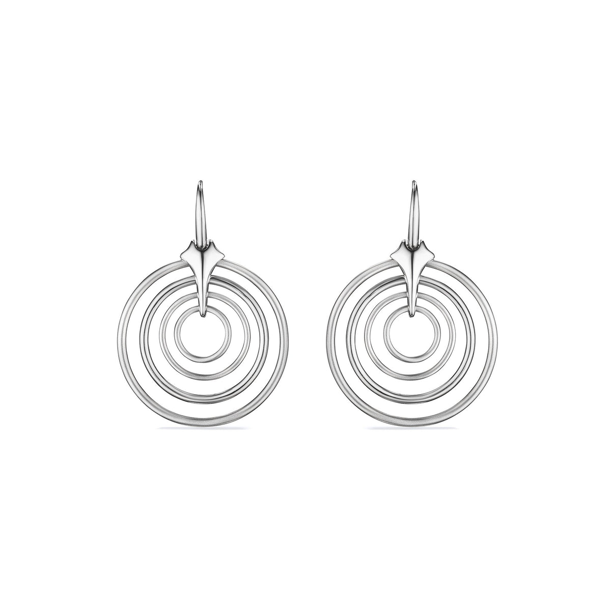 Cielo Multi Drop Hoop Earrings