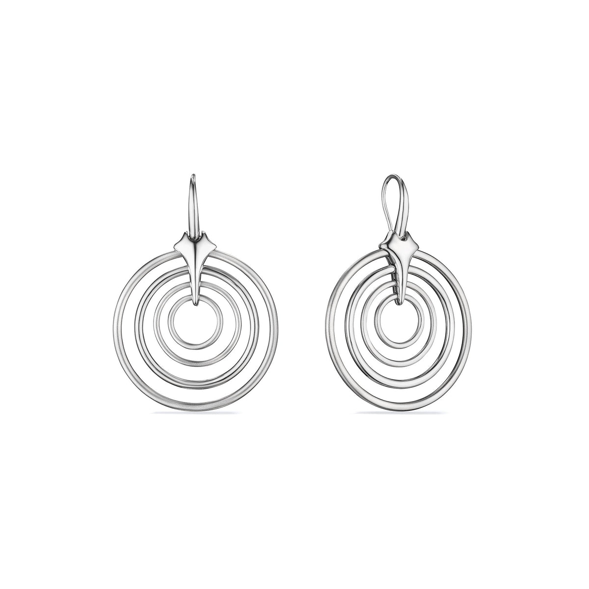 Cielo Multi Drop Hoop Earrings