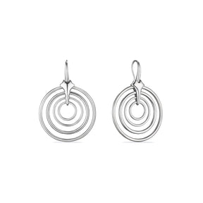 Cielo Multi Drop Hoop Earrings