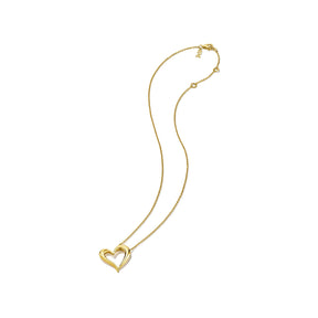 Eros Open Heart Necklace in 18K