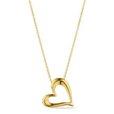 Eros Open Heart Necklace in 18K
