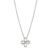 Jardin Flower Pendant Necklace with Mother of Pearl