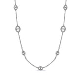 Vienna Long Multi Link Station Necklace