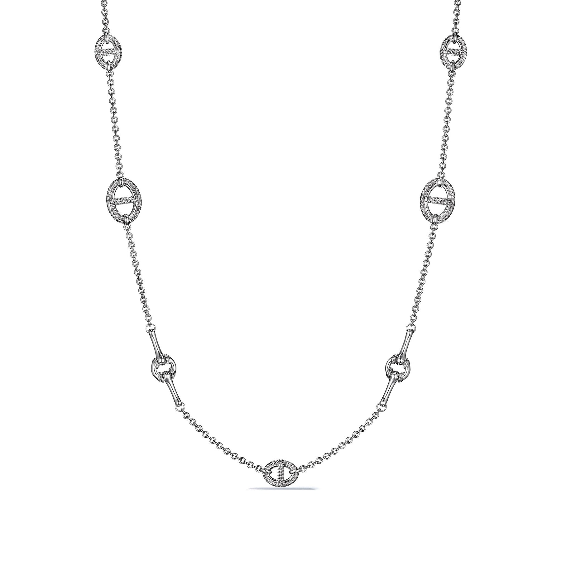 Vienna Long Multi Link Station Necklace