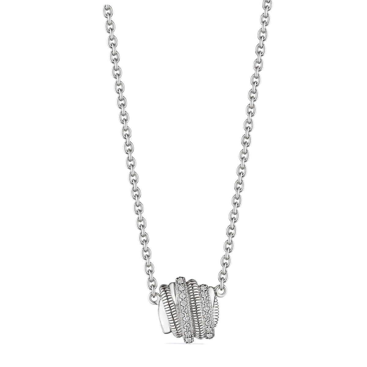Eternity Highway Necklace with Diamonds