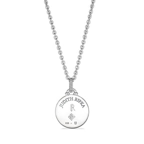 Little Luxuries Star Light Medallion Necklace with Diamonds and 18K Gold