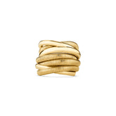 Eternity Seven Band Highway Ring in 18K