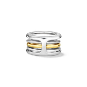 Cielo Multi Band Ring with 18K Gold