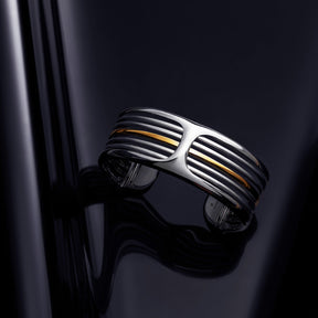 Cielo Multi Bangle Cuff with 18K Gold