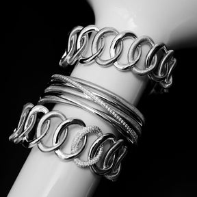 Eternity Interlocking Link Cuff