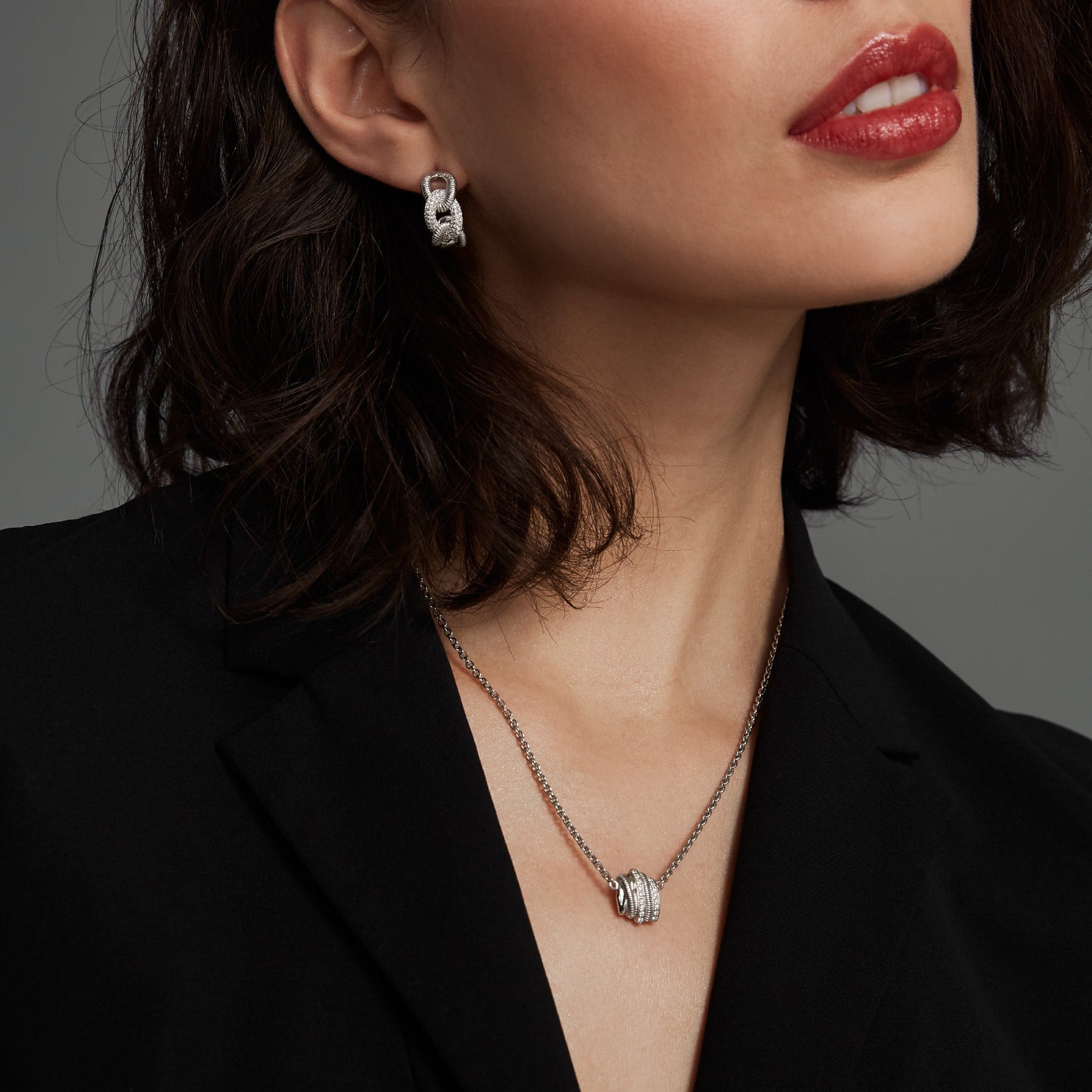 Eternity Highway Necklace with Diamonds