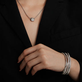 Eternity Highway Necklace with Diamonds