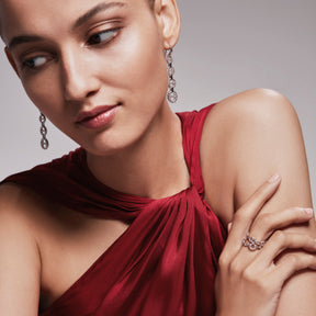 Vienna Graduated Link Drop Earrings