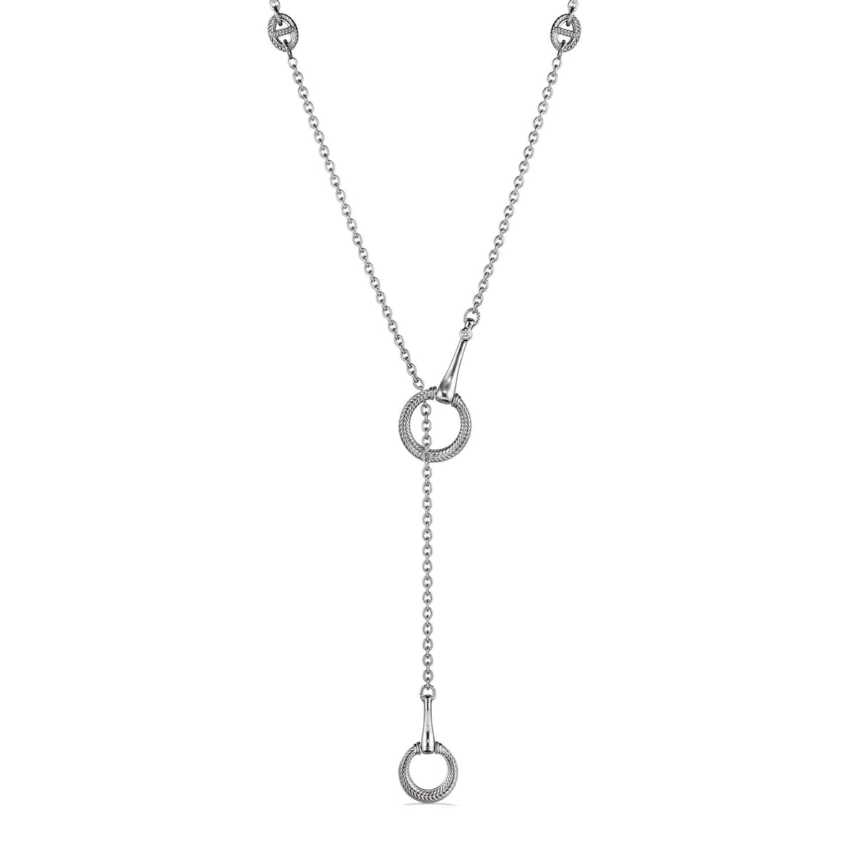 Vienna Y Necklace with Diamonds