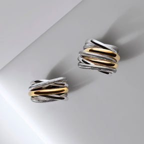 Eternity Five Band Highway Ring with 18K Gold