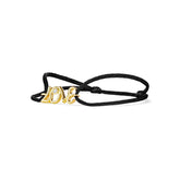 Eros 3707 Black Cord Bracelet with Diamond in 18K